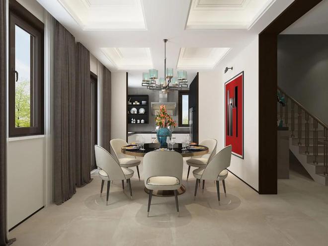 新中式风格的融合彰显中式家居的沉稳大气