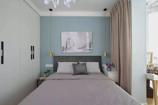 60㎡简约小户型文艺软装打造舒适惬意生活空间！(图9)