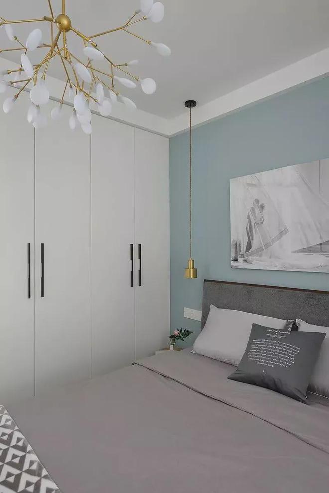 60㎡简约小户型文艺软装打造舒适惬意生活空间！(图10)