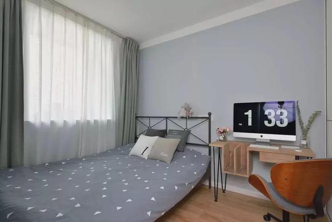 60㎡简约小户型文艺软装打造舒适惬意生活空间！(图14)