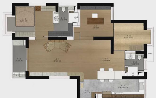kaiyun网站：139平日式自然原木风三室两卫蕴含了日式风