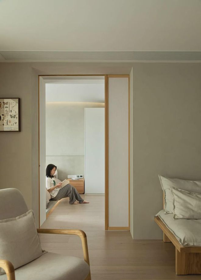 kaiyun网站：139平日式自然原木风三室两卫蕴含了日式风格的内敛与空寂(图12)