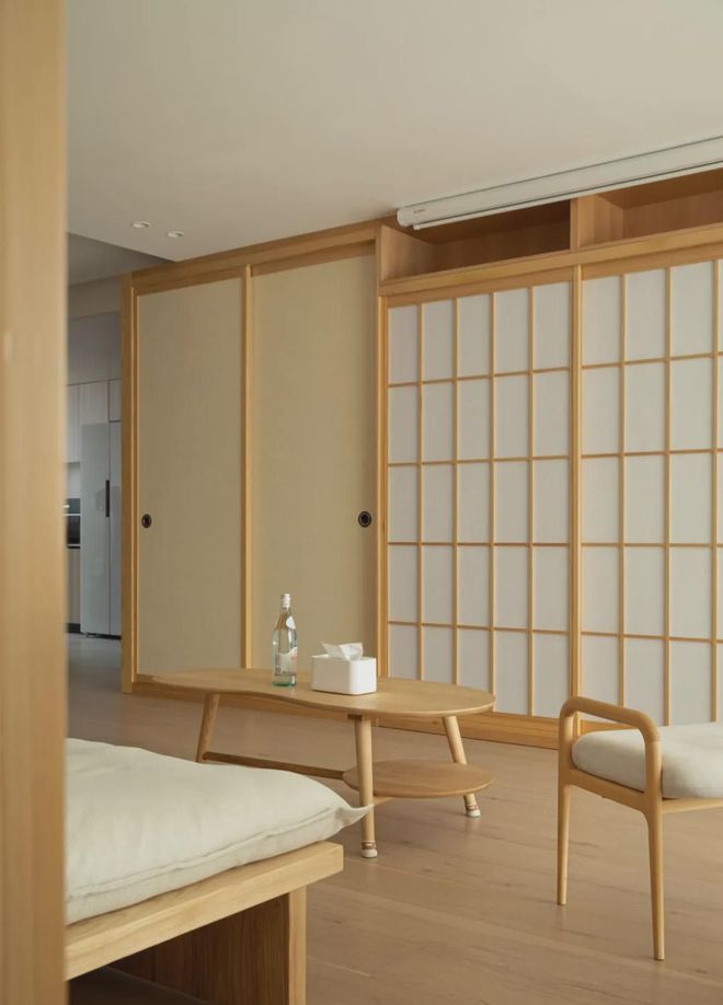 kaiyun网站：139平日式自然原木风三室两卫蕴含了日式风格的内敛与空寂(图8)