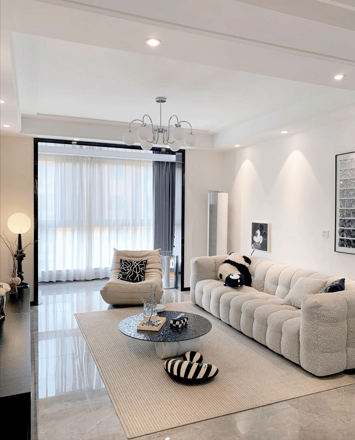 浙江发现一户109㎡新家“轻硬装重软装”引来超多网友点赞！(图3)