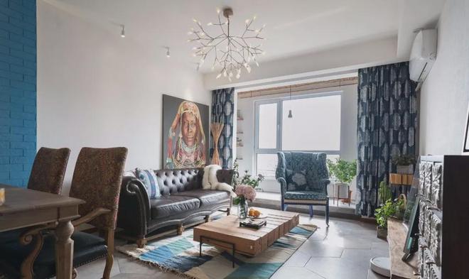 kaiyun网站：88㎡二居小户型设榻榻米茶室尽享宁静雅致品味惬意时光(图3)