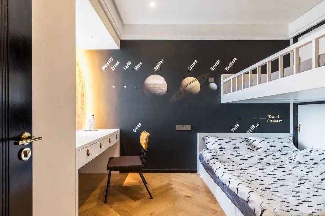 kaiyun网站：89平米带鸡肋不规则阳台她家这样改造效果非常好！(图17)