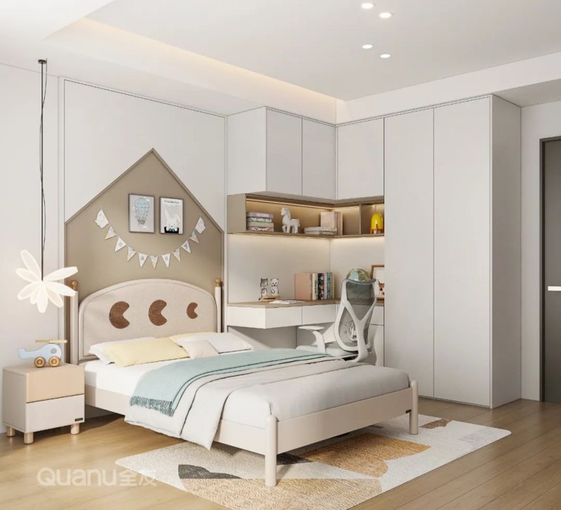 全友家居案例丨96㎡简约风不浪费1㎡实用性绝了！(图9)