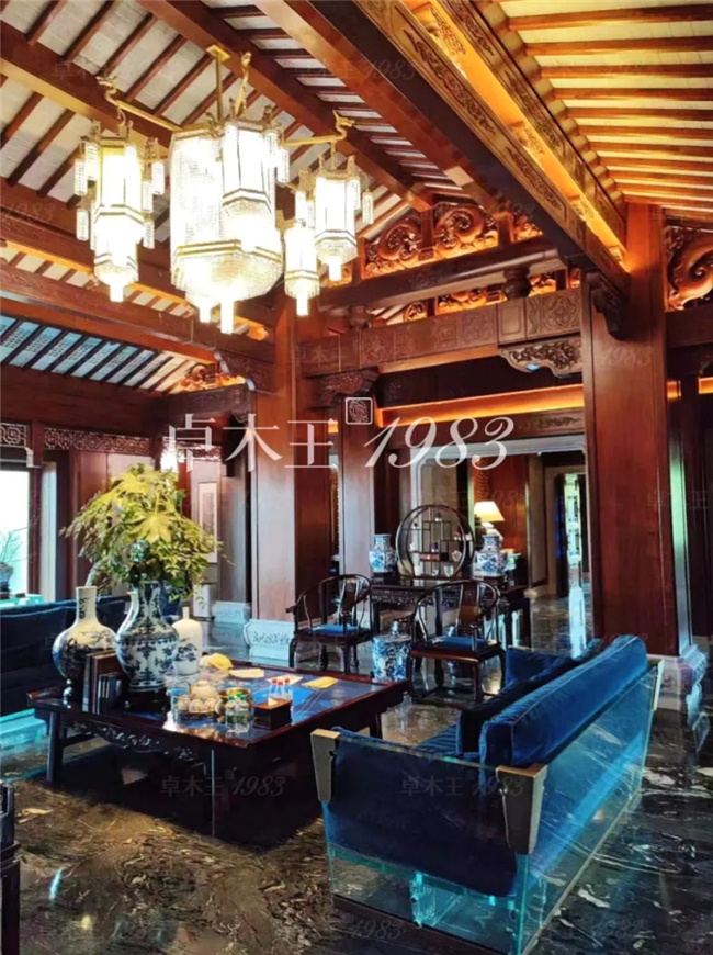 卓木王红木整装：杭韵雅居大宅典范(图3)