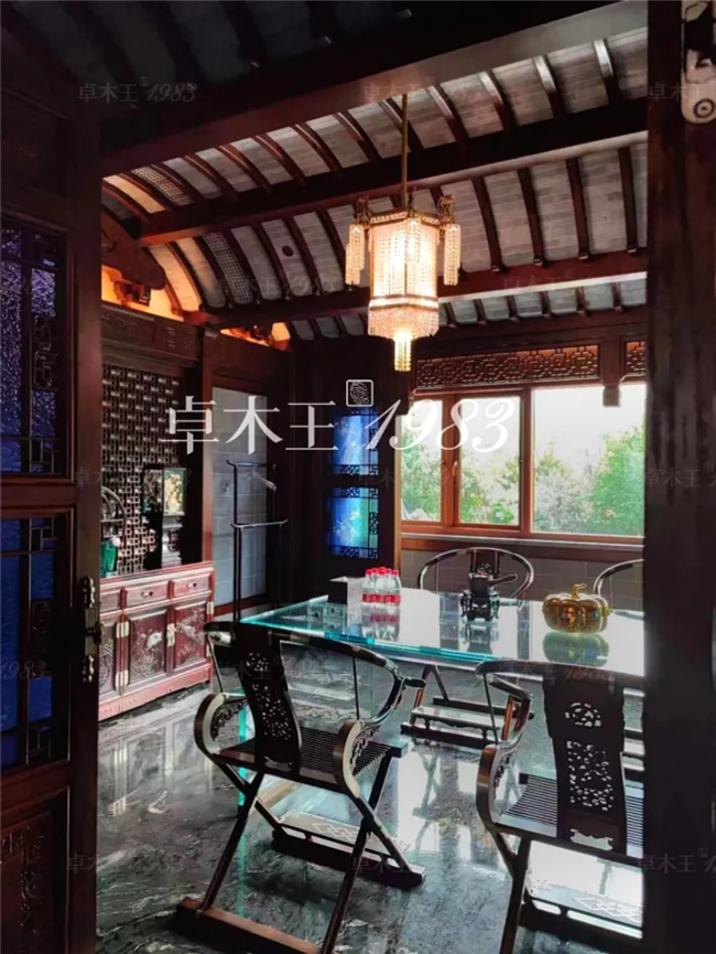 卓木王红木整装：杭韵雅居大宅典范(图5)
