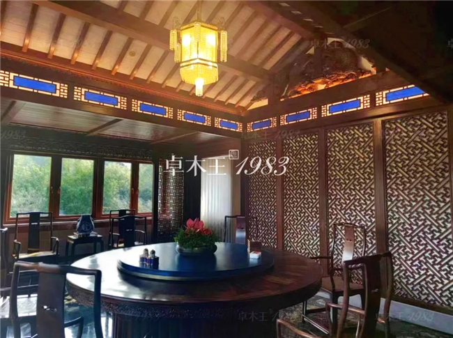 卓木王红木整装：杭韵雅居大宅典范(图6)