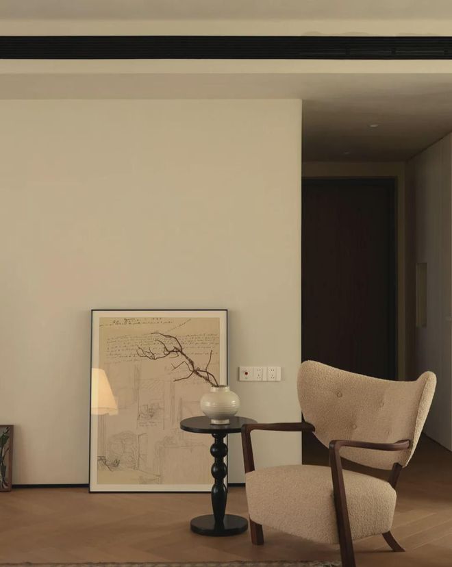 116平极简中古质感二孩之家以简约的设计手法诠释不简单的美好(图2)