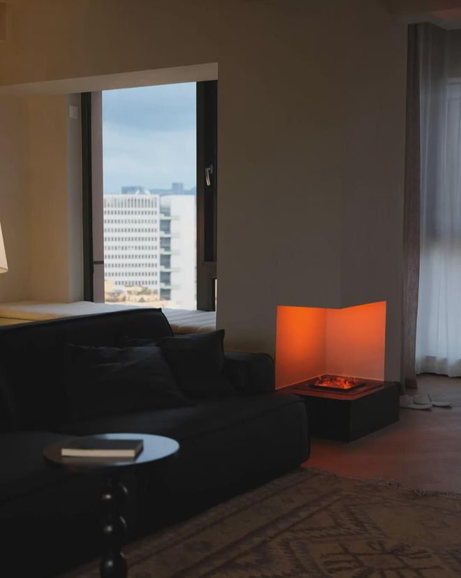 116平极简中古质感二孩之家以简约的设计手法诠释不简单的美好(图5)