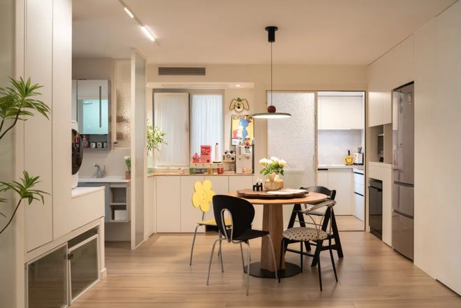 kaiyun入口：78㎡住成130㎡她家凭什么这么显大？(图18)