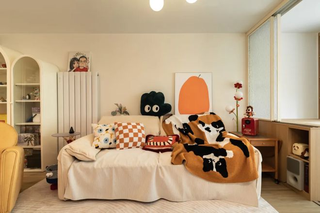 kaiyun入口：78㎡住成130㎡她家凭什么这么显大？(图9)