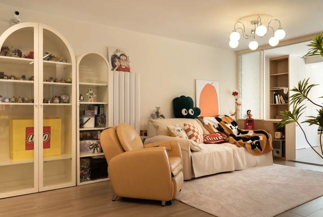 kaiyun入口：78㎡住成130㎡她家凭什么这么显大？(图8)