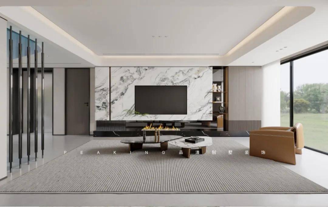 朗郡公馆300㎡现代--取意自然让家充满年轻与活力