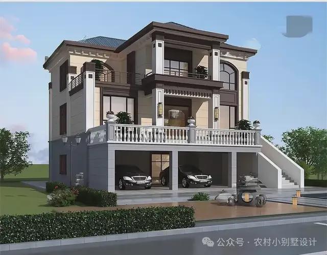 8套豪华农村自建房别墅设计典雅欧式风格光看外观就很气派