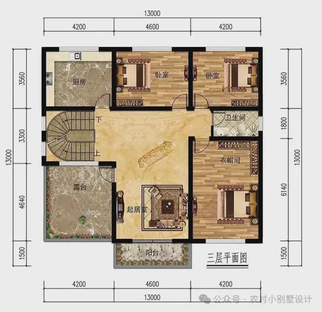 8套豪华农村自建房别墅设计典雅欧式风格光看外观就很气派(图4)