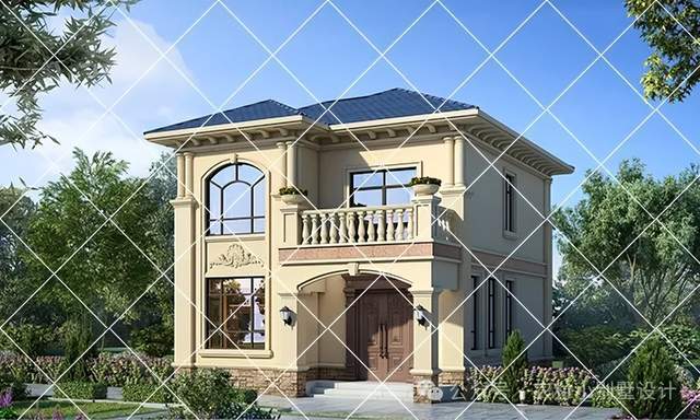 8套豪华农村自建房别墅设计典雅欧式风格光看外观就很气派(图7)