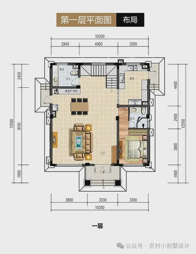 8套豪华农村自建房别墅设计典雅欧式风格光看外观就很气派(图10)