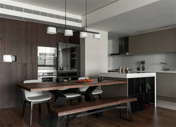 140㎡现代风格设计优雅软装配饰舒适的居家生活！(图3)