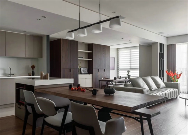 140㎡现代风格设计优雅软装配饰舒适的居家生活！(图4)