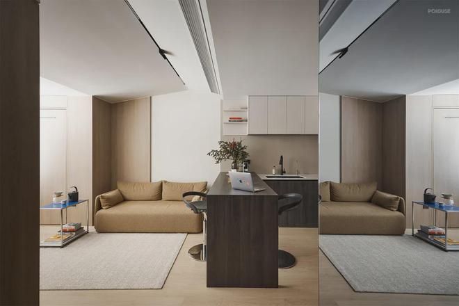 强的可怕！1㎡玄关榨出6大功能我被这个67㎡小家惊呆了！(图4)