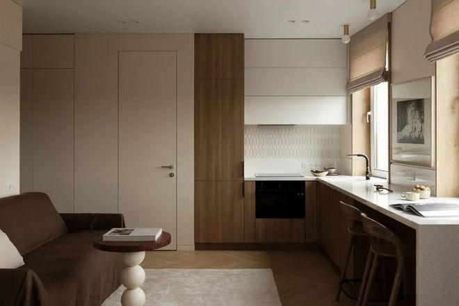 kaiyun：潮流趋势简约风格厨房内饰5个设计原则你知道几个？(图6)