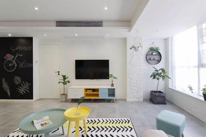 107平北欧两室简约大方清新软装舒适自然布局合理(图5)