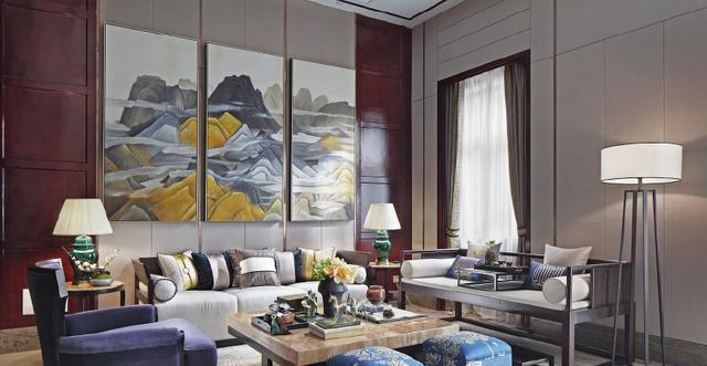天安国汇新中式风格软装设计时尚舒适的城市家居景观！