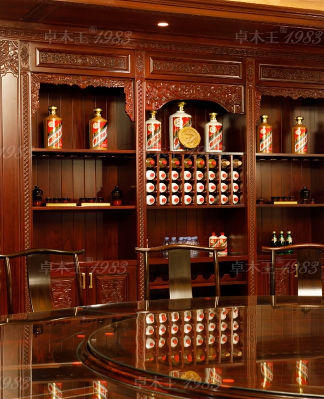 kaiyun：卓木王杭州别墅红木整装案例(图4)