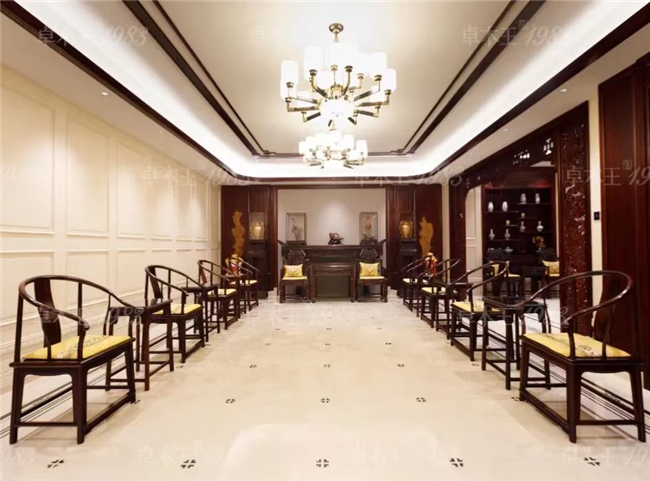 kaiyun：卓木王杭州别墅红木整装案例(图5)