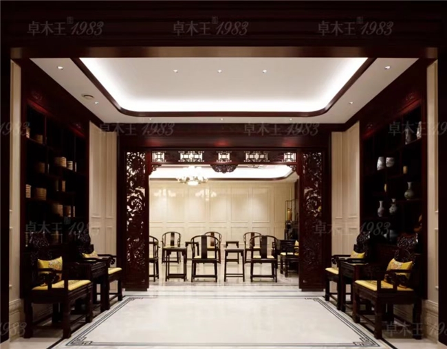 kaiyun：卓木王杭州别墅红木整装案例(图6)