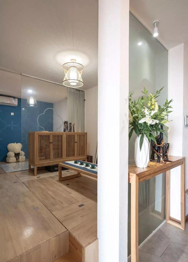 88㎡小户型二居室做个榻榻米茶室享受惬意生活(图7)