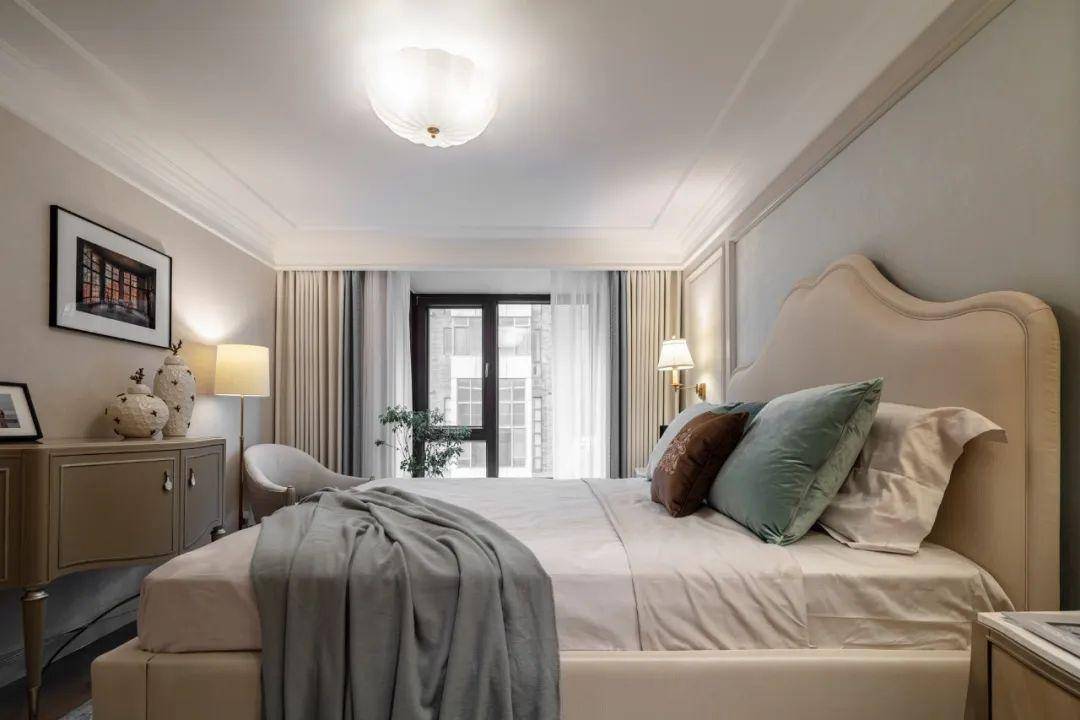 kaiyun入口：200㎡美式风叠拼别墅古典与现代融合交织的雅奢美宅(图19)