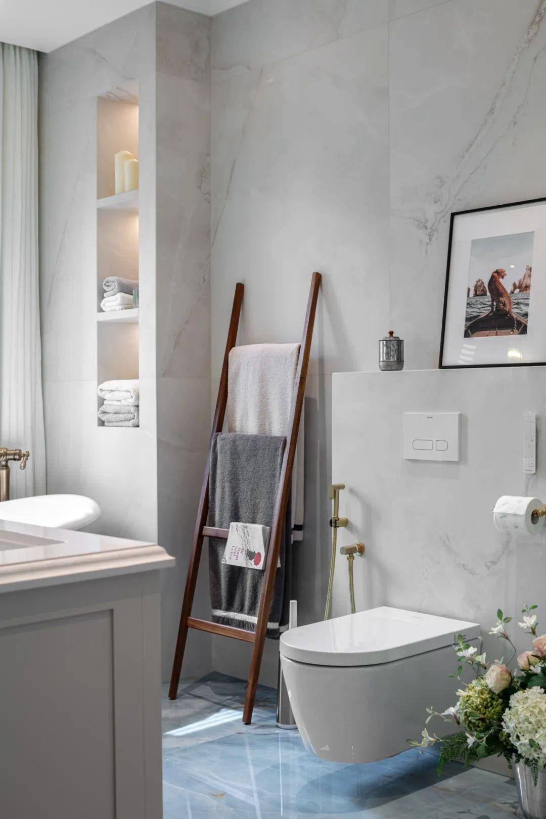 kaiyun入口：200㎡美式风叠拼别墅古典与现代融合交织的雅奢美宅(图25)