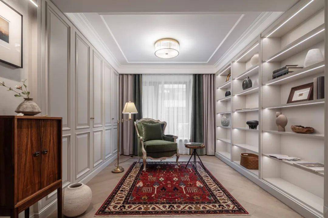 kaiyun入口：200㎡美式风叠拼别墅古典与现代融合交织的雅奢美宅(图30)