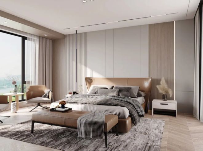 福建布加尼新材料全屋整装设计打造温馨休息空间。(图2)