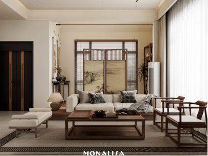 装修灵感库看了他120㎡的家被美到了简约清雅实在太有品位