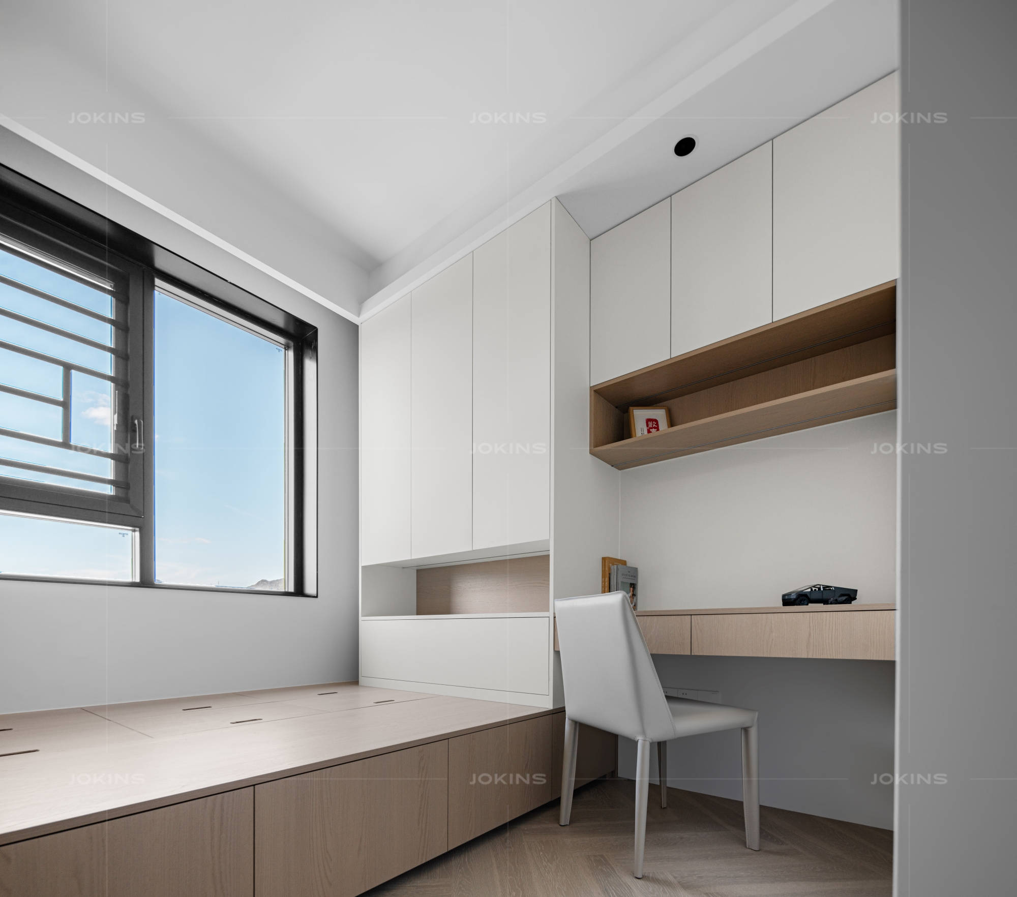 11套整木定制书桌柜案例小卧室也能住得很舒适！(图2)