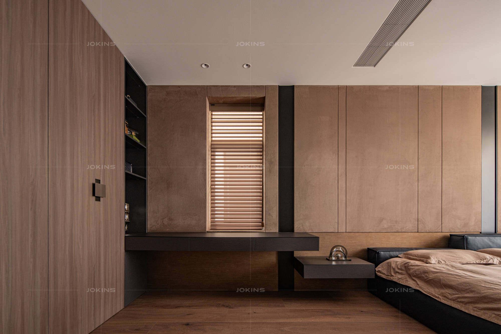 11套整木定制书桌柜案例小卧室也能住得很舒适！(图3)