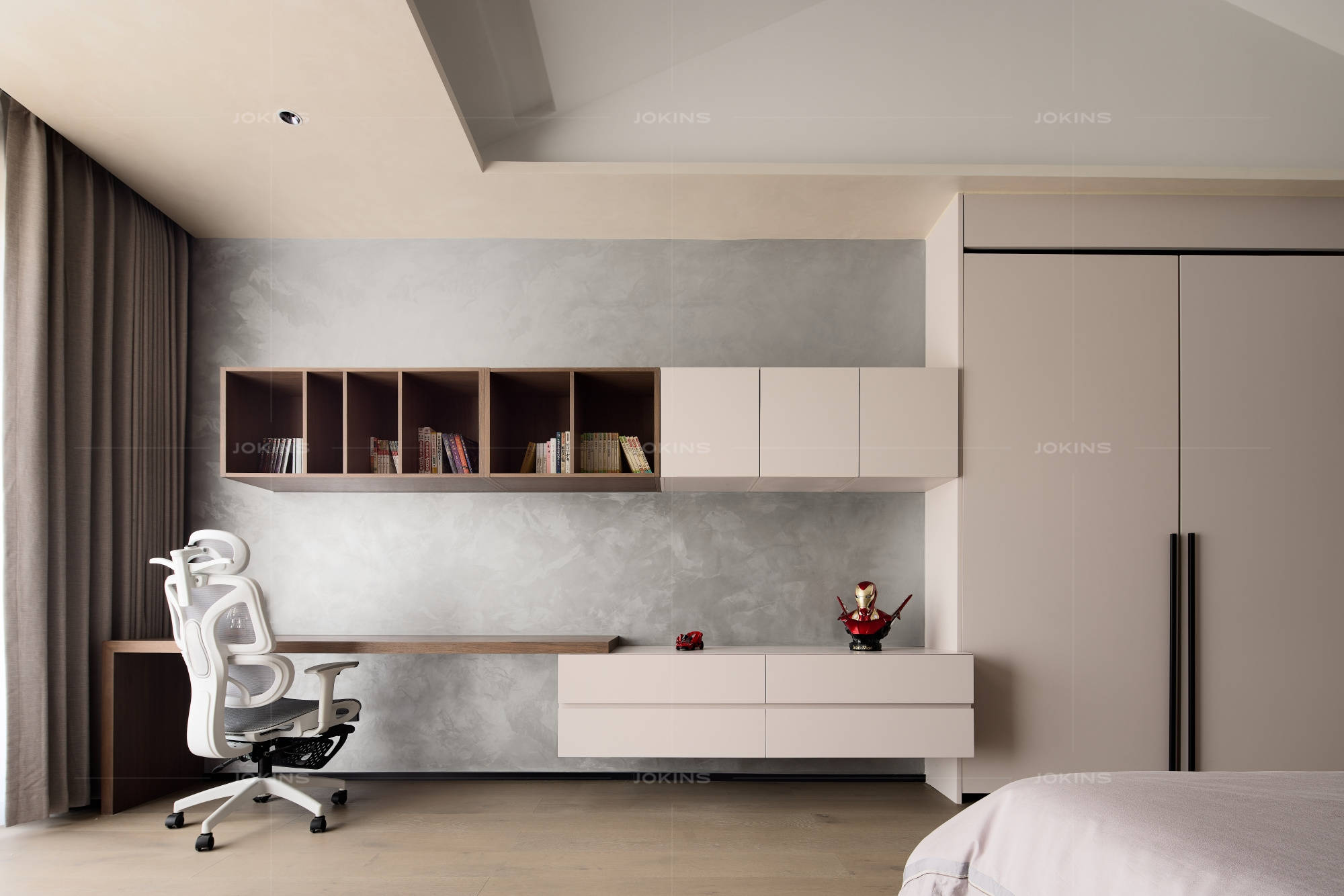 11套整木定制书桌柜案例小卧室也能住得很舒适！(图5)