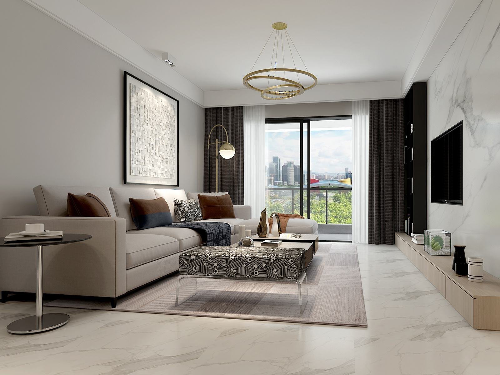 kaiyun网站：现代简约住宅装修设计打造独特的家居美学空间(图2)