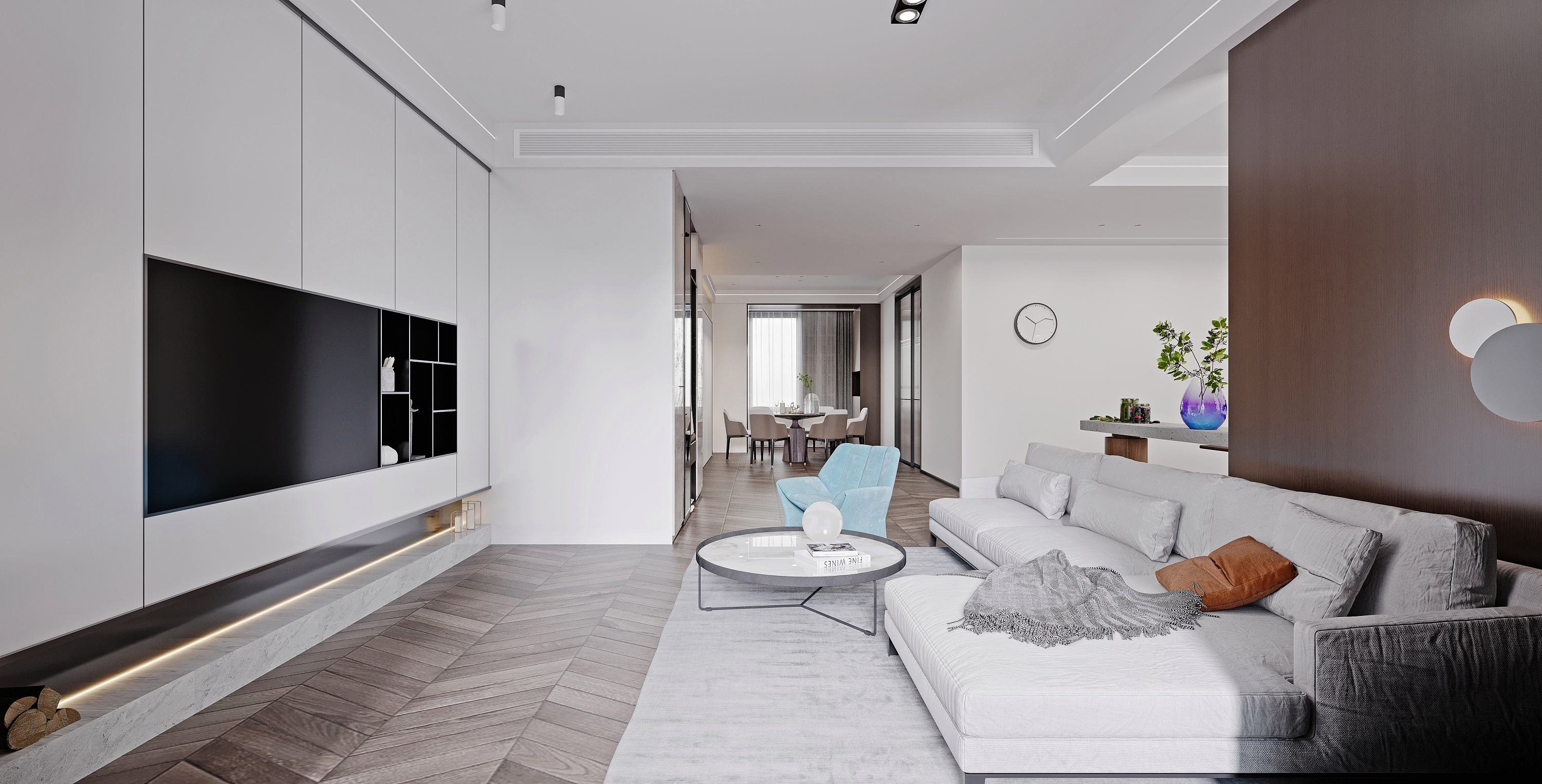 kaiyun网站：现代简约住宅装修设计打造独特的家居美学空间(图6)