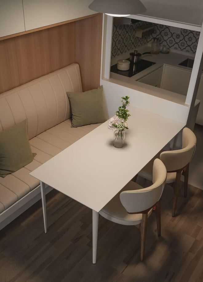 32平极限公寓！竟能容纳三张床！你绝对想不到的布局！(图12)