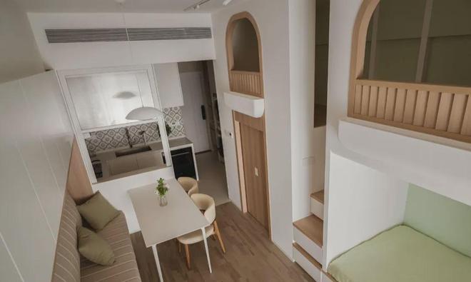 32平极限公寓！竟能容纳三张床！你绝对想不到的布局！(图14)