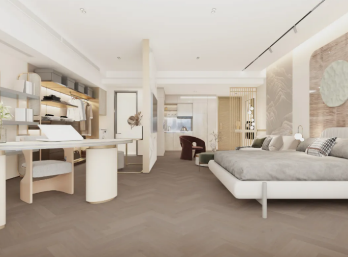 久盛纯实木地暖地板碰撞一场个性美学的时尚盛宴(图5)