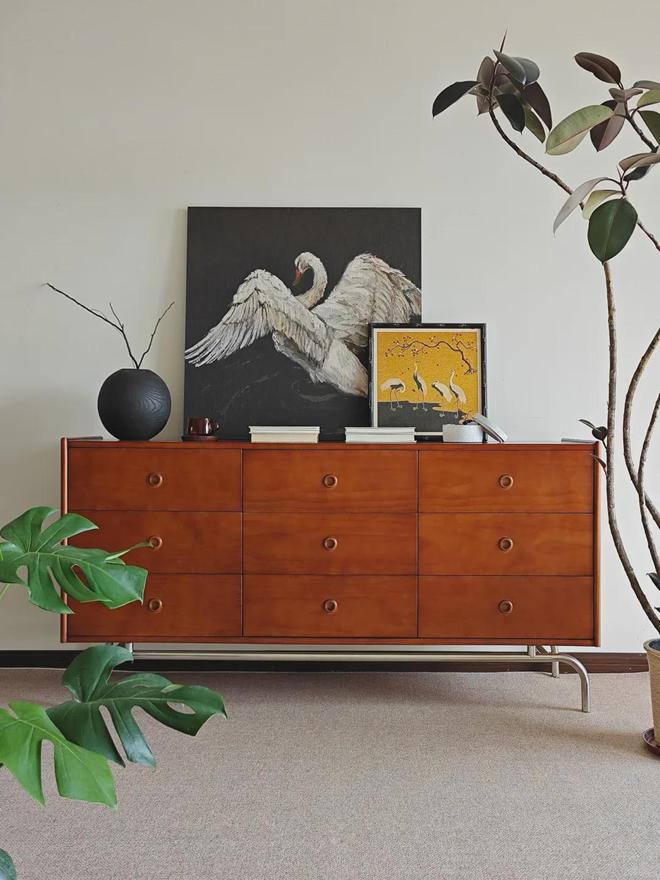 家中挂字画的技巧装饰画搭配室内配色方案软装设计(图6)