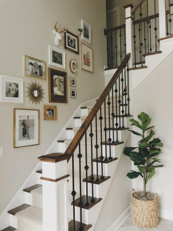 家中挂字画的技巧装饰画搭配室内配色方案软装设计(图8)