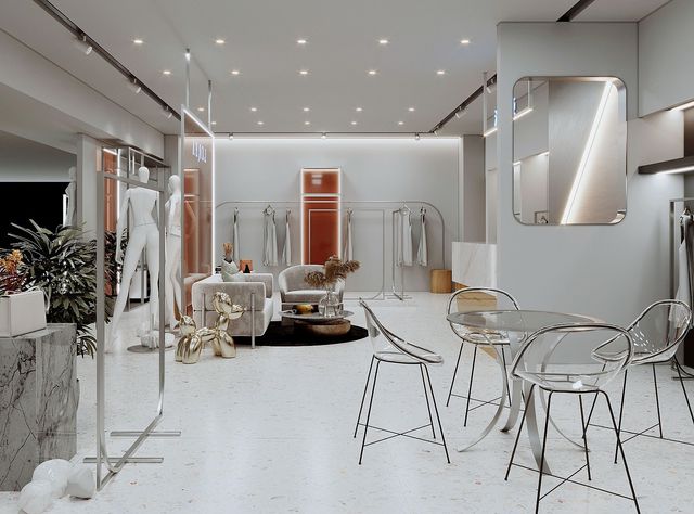 kaiyun网站：陕西服装店装修西安服装店装修设计咸阳设计施工(图4)